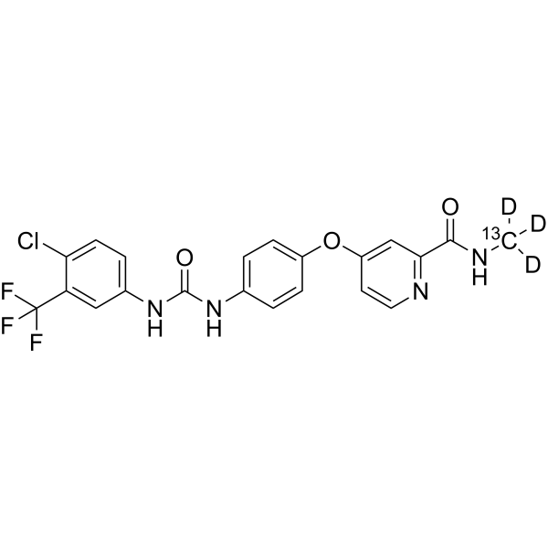 Sorafenib-13C,d3 1210608-86-8